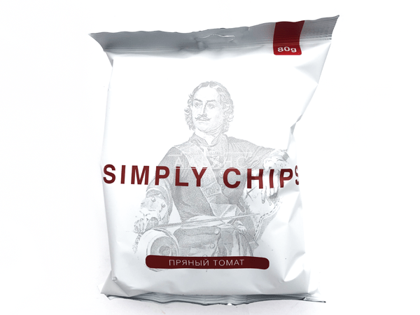 Картофельные чипсы "Simple chips" Пряный томат 80 гр. в Москве